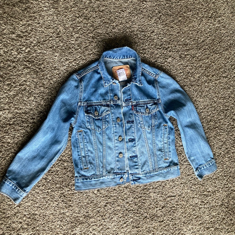 Levi's Blue Jean Jacket Medium Indigo Classic - Picture 2 of 8